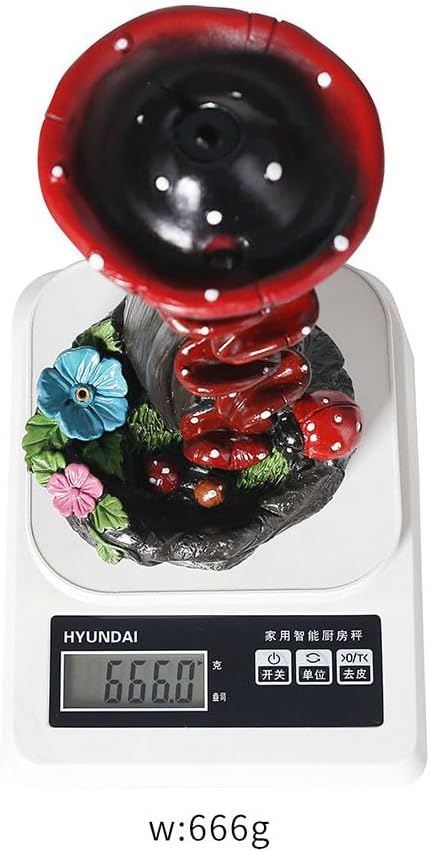 New Mushroom Backflow Incense Burner,Ceramic Incense Cone Holder with 20 Incense Cones and 30 Incense Sticks，Incense Waterfall | Cones Holder Used for Relaxation, Meditation, and Home Decoration