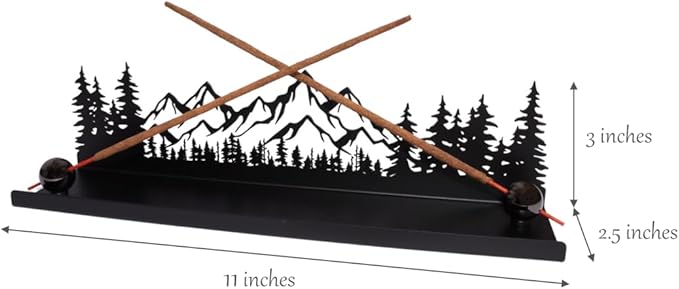Mountain Forest Metal Incense Holder
