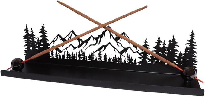 Mountain Forest Metal Incense Holder