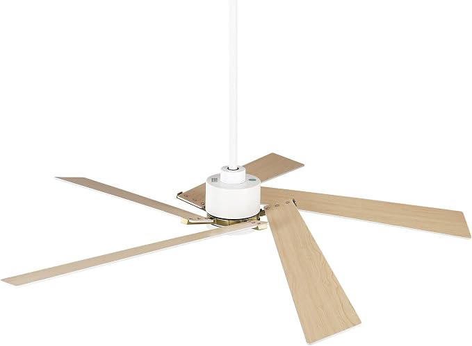 Ceiling Fans with Lights and Remote (Modern White, 60 inch)