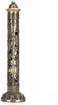 Incense Tower Holder,Portable Bronze Dragon Phoenix Relief Retro Nostalgia Vertical Stick Incense Holder With Craft Storage Box Ash Catcher Sticks Incense Holder For Home