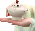 Ceramic Incense Burner - Creamy White insence Holder for Frankincense, Bakhoor, Charcoal, Stick, Powder, Cone, Coil, and Tower Incense
