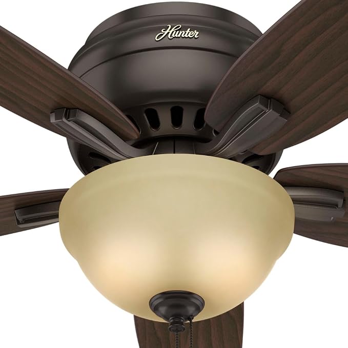 Hunter Newsome, Indoor, Ceiling Fan, Pull Chain, 52 inch, Premier Bronze