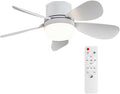 Socket Fan Light with Remote Control, Portable Small Ceiling Fan with Lights for Bedroom, Kitchen, Living Room, with Dimming Function, 1000 Lumens, Screws into E26/E27, 16.54 Inches Diameter