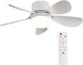 Socket Fan Light with Remote Control, Portable Small Ceiling Fans with Lights for Bedroom, Kitchen, Living Room, with Dimming Function, 1000 Lumens, Screws into E26/E27