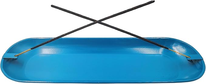 SLKIJDHFB Incense Stick Holder Palo Santo Holder, Sage Holder, Handmade Incense Burner Home Decor for Meditation Yoga Blue
