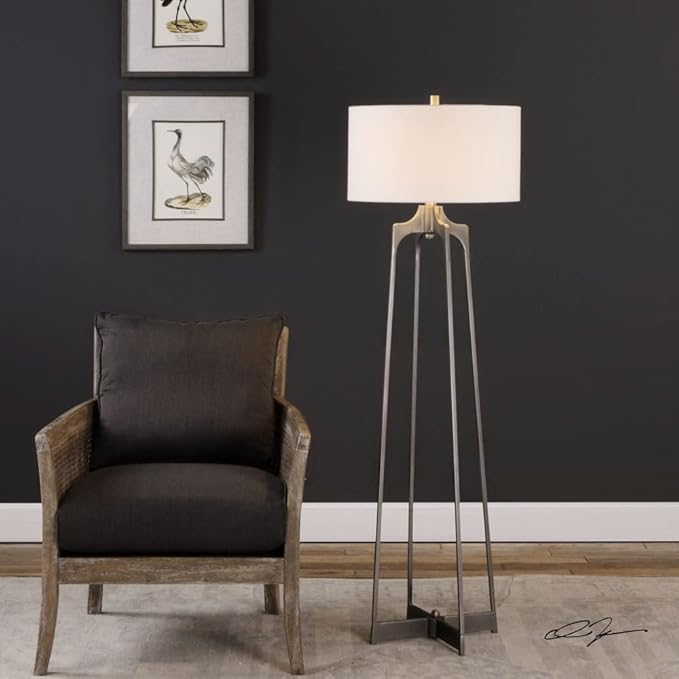 Uttermost Adrian - 1 Light Modern Floor Lamp