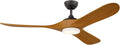 KICHLER Mylo 60 in Ceiling Fan with Light, Modern 3-Blade Indoor Outdoor Fan with Satin Etched Cased Opal Glass in Anvil Iron with Honey Maple Wood Blades, 6-Speed Remote Control, 310560AVI