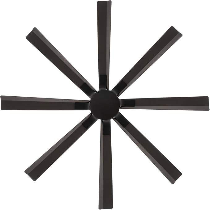 Modern Forms Size Matters Indoor and Outdoor 8-Blade 56in Smart Ceiling Fan in Bronze with Remote Control