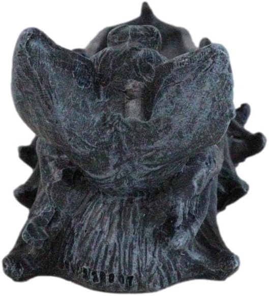 Ebros Gift Gothic Gargoyle Cathedric Bat Vampire Incense Stick Holder with Celtic Knotwork Figurine Halloween Macabre Halloween Metaphysical Accent