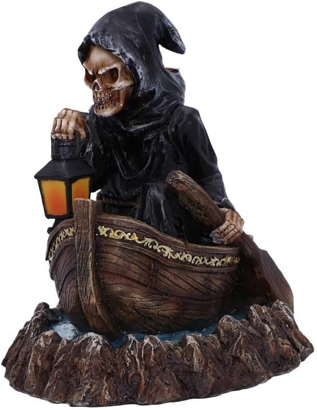 Nemesis Now Scent of the Styx Grim Reaper Backflow Incense Burner 16.6cm,Black