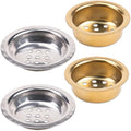 4Pcs Mini Charcoal Holder for Incense Multipurpose Charcoal Screen Burner Plate for Aromatherapy Meditation Religious Settings Home Temple Use