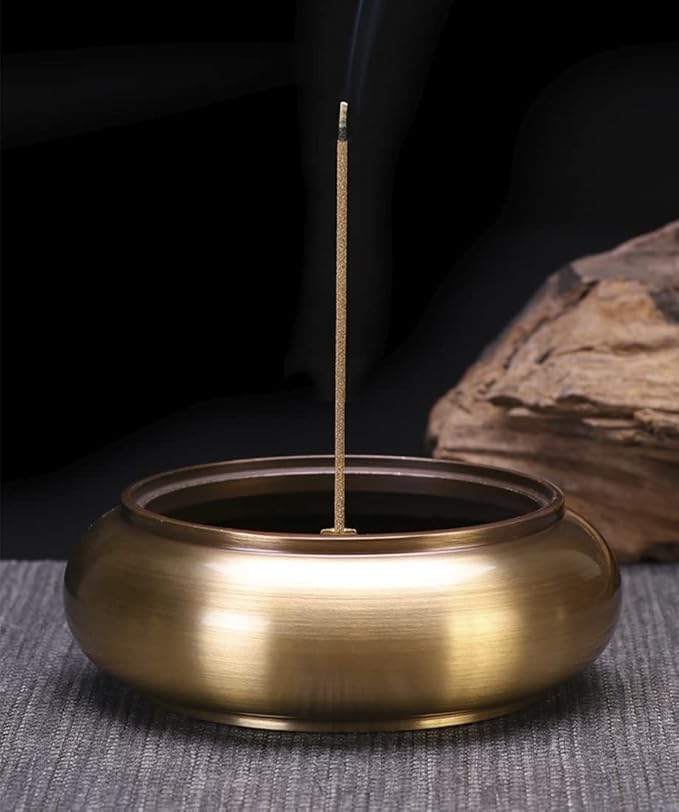 Incense Holder Burner,Pure Copper Antique Fish Pattern, Incense Ash Catcher for Sticks or Cone Incense,Mosquito Incense,Sage Cones and Palo Santo(Stick/Cone/Coil Incense)