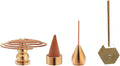 Brass Incense Burner, Incense Cone Holder, Coil Incense Holder, Incense Stick Holder, Hexagonal Shape Burner Plate Holder Censer, 4 Styles.
