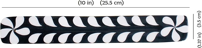 Aakriti Premium Wooden Handmade Incense Holder Incense Burner Aromatherapy Ornament Home Decor Meditation Yoga (White Petal)