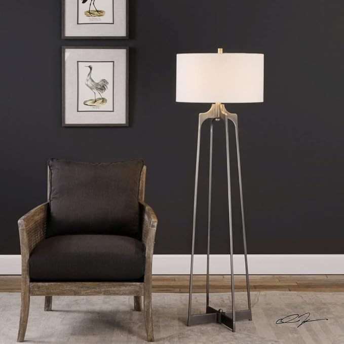 Uttermost Adrian - 1 Light Modern Floor Lamp
