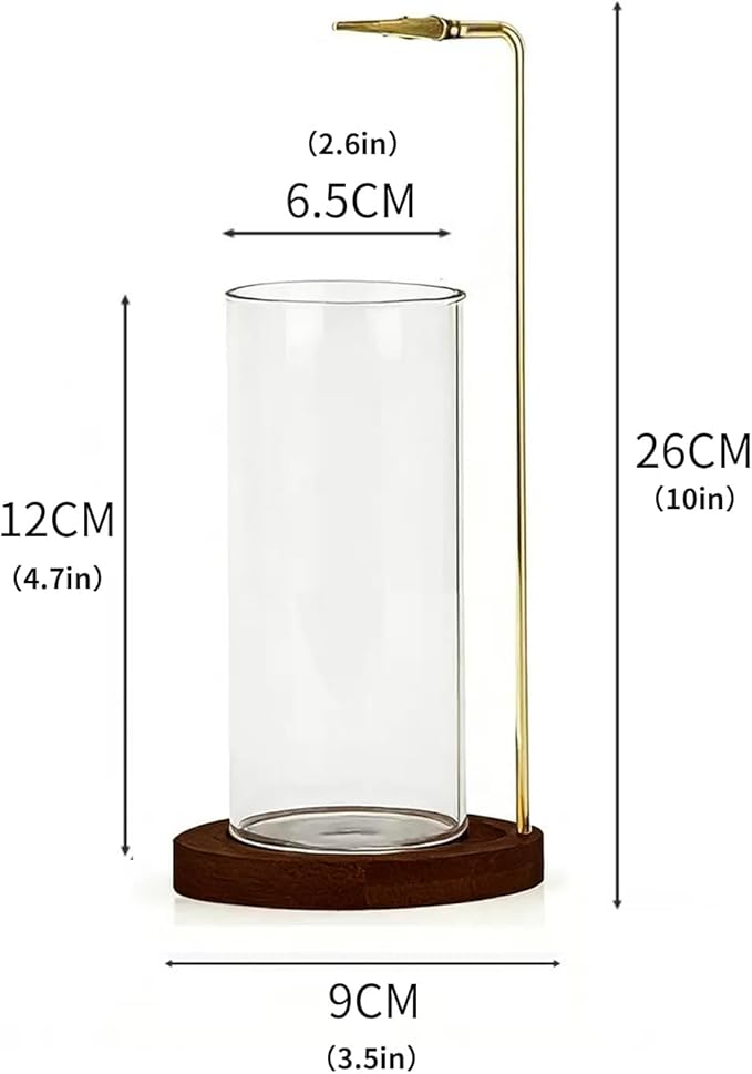 Incense Holder for Sticks with Glass Ash Catcher,Ash-Proof Incense Stick Burner,with 40 Sticks of Incence,Modern Incense Holder for Spa,Yoga,Meditation and Home Decor (1P)