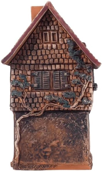Ceramic Houses and Villages Collection - Handmade House Miniature of Historic Winery in Bernkastel-Kues, Germany - Candle, Cone Incense Holder R255