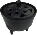 Cast Iron Black Lotus Petal Incense Burner