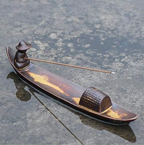 Fishing Boat Style Ceramic Incense Holder