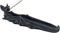 Ebros Gift Gothic Gargoyle Cathedric Bat Vampire Incense Stick Holder with Celtic Knotwork Figurine Halloween Macabre Halloween Metaphysical Accent