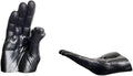 Yajuyi Hand Statues Incense Burner Incense Holder Tabletop Ornament Decorative Figurines for Office, Black