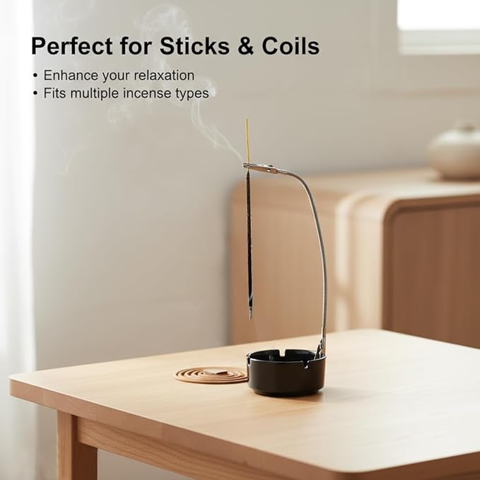 3-Piece Stainless Steel Multi-Function Dual-Head Alligator Clips, Incense Holder, Greeting Card Holder, Mosquito Coil Holder, Fastening Device. (Silver)