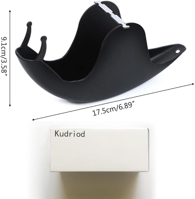 Accddio Incense Holder,Mosquito Coil Holder,Snail Incense Burner Holder,Mosquito Coil Burner of Iron Material for Table Decorations or Gifts (Black)
