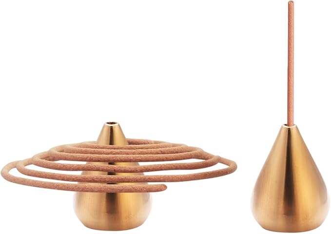 Brass Incense Burner, Incense Cone Holder, Coil Incense Holder, Incense Stick Holder, 3 Styles.