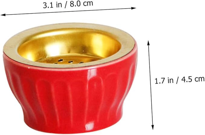 Zerodeko 2pcs Witchy Decorative Incense Stove Powder Incense Burner Home Table Decorative Ornament