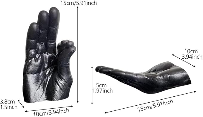 Hand Incense Holder for Sticks, Incense Burner Ash Catcher, Hand-Shaped Incense Burner Stand, for Meditation and Decoration (White)