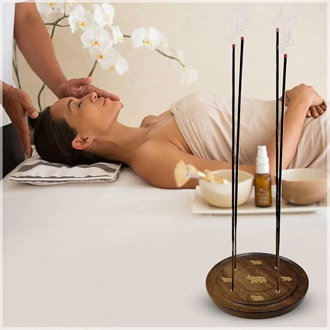Incense Burner Holder Plate Tray Disk for Sticks Cones Ash Catcher Style #2