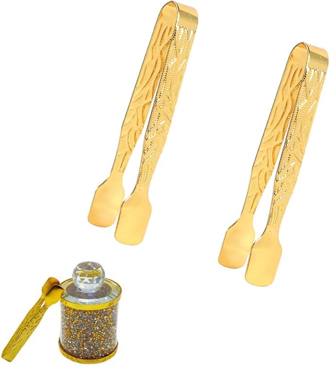 2 Pack Charcoal Briquettes Tongs Charcoal Tablets Locking Tongs Incense Charcoal Tong Charcoal Discs Holder for Picking up Charcoal Disk Lights Coal Tablet Incense Burner Incense Censer