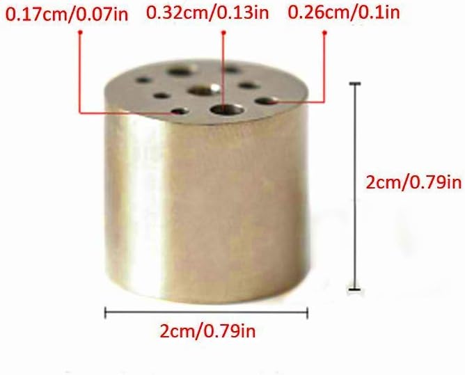 9 Holes Incense Stick Holder, Incense Holder - Incense Stick Burner Holder, Multiple Incense Stick Holder with 9 Different Sizes Holes for Incense Stick, Pack of 2