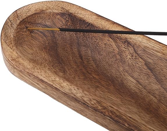 Incense Burner Stick Agarbatti Holder Ash Catcher Meditation Yoga Aromatherapy Home Decor Unique Great Gift Any Occasion Wooden Handmade