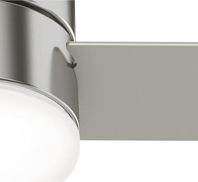 Hunter Minimus, Indoor, Ceiling Fan, Modern, Quiet, 52 inch, Brushed Nickel