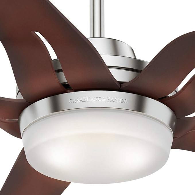 Casablanca Correne, Indoor, Ceiling Fan, Quiet, 56 inch, Brushed Nickel