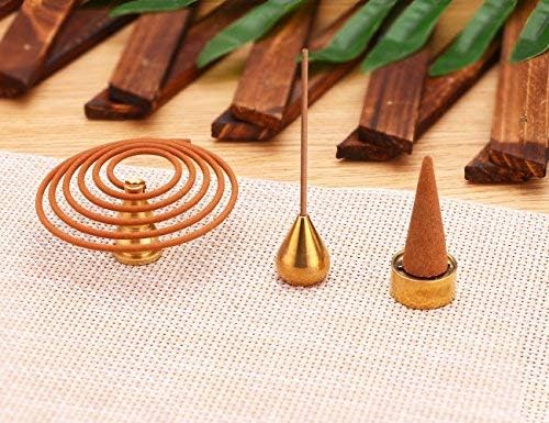 Miupoo Incense Burner Metal Holder,Cone Incense Holder,Coil Incenses Holders,Incenses Stick Holders, 3 Styles