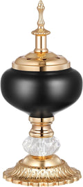 PRETYZOOM European Style Incense Burner Candlestick 3.14×3.14×7.08In Resin Aromatherapy Holder – Air-Purifying for Meditation & Stress Relief – for Home, Office, Yoga Room, Zen Space