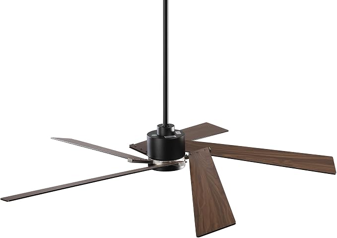 Ceiling Fans with Lights and Remote (Modern Black, 60 inch)