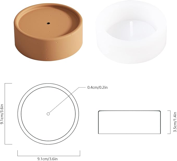 Cement Incense Holder Mold Geometric Silicone Concrete Incense Insert Decorative Mould (SH0893)