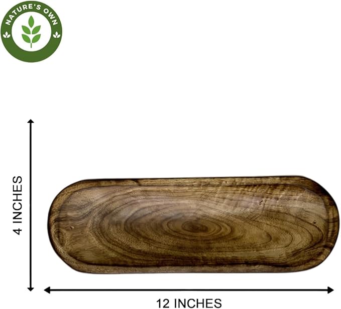 Nature's Own Incense Holder or Burner, Modern Holder for Sticks, Insence-Stick | Incense Holder Ash Catcher or Stick Holder for Home, Wooden Tray for Gifting