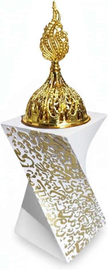 Charcoal Incense Burner, Frankincense Resin Incense Burner, Incense Burner for Yoga, Spa Aromatherapy，Office & Home Decor Gifts Bakhoor Burner (8.26 inch / 21 cm Height)