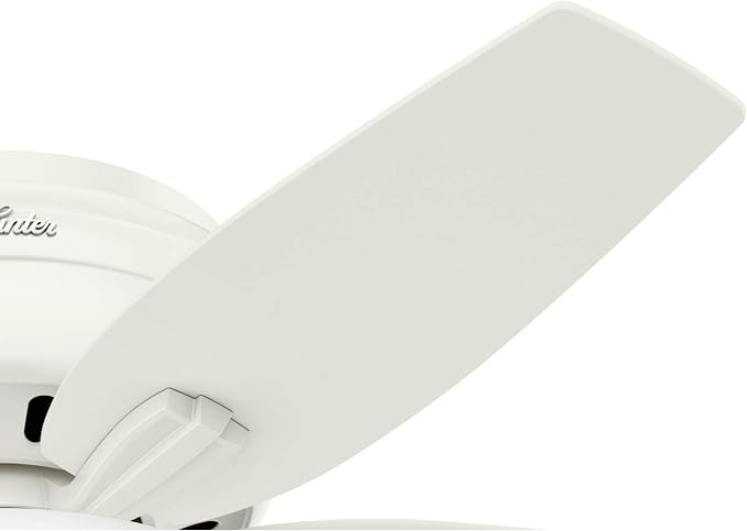 Hunter Newsome, Indoor, Ceiling Fan, with LED Light, 42 inch, Fresh White