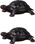 2Pcs Incense Burner, Incense Holder with Incense Stick Holder, Vintage Censer Metal Turtle Ash Catcher, use for Stick or Coil Incense Sage Cones