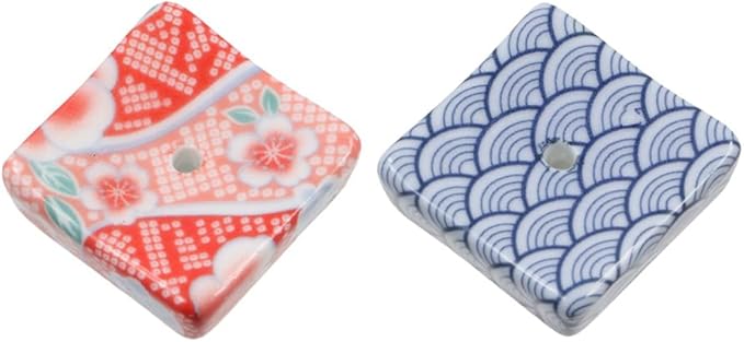 4pcs Ceramic Incense Stick Holder, Japanese Sakura Incense Burner Holder, Sandalwood Coil Base, Ash Catcher Inscent Tray, Chopstick Rest Table Decor