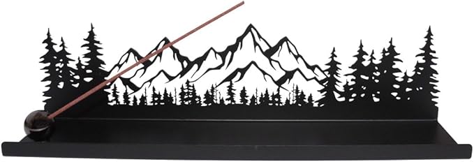 Mountain Forest Metal Incense Holder
