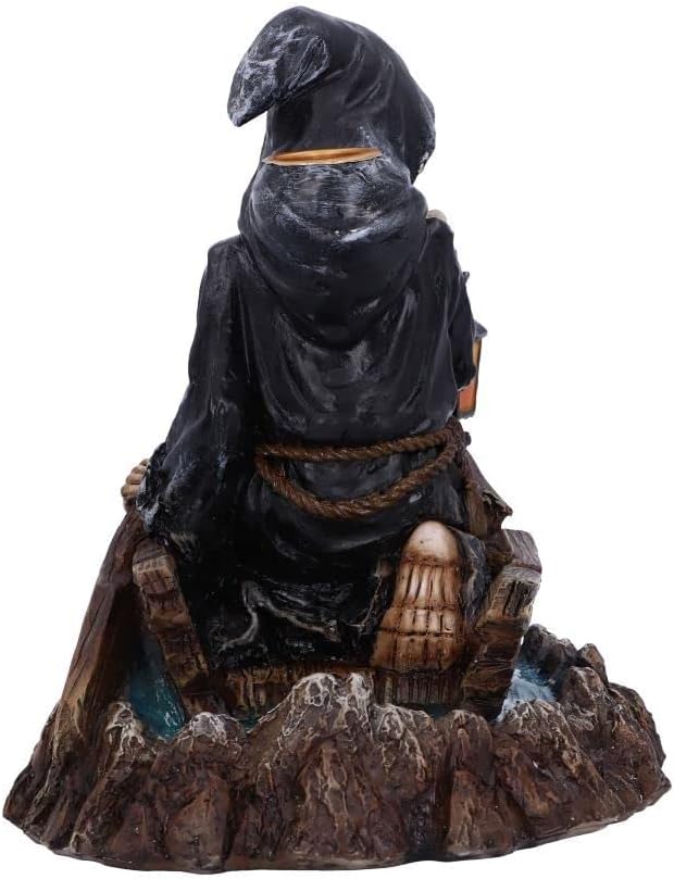 Nemesis Now Scent of the Styx Grim Reaper Backflow Incense Burner 16.6cm,Black