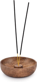 EDHAS Incense Burner Stick Holder Bowl, Ash Catcher Bowl for Home Décor, Meditation, Yoga (5" x 5" x 1.5")