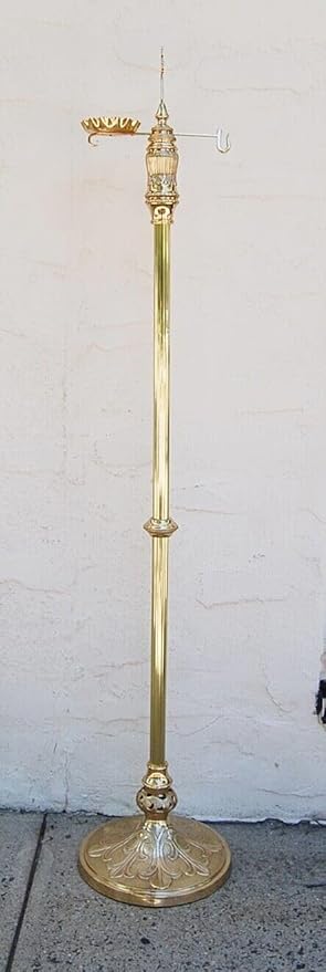 Traditional Church Censer Stand with Rounded Base, Thurible Holder (CCG-70RB)